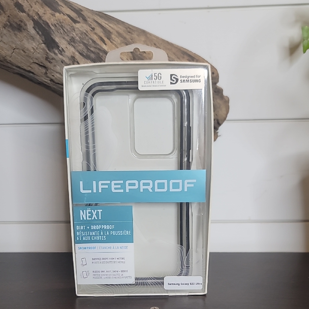 LifeProof NEXT Case for Samsung Galaxy S20 Ultra - Clear and Black